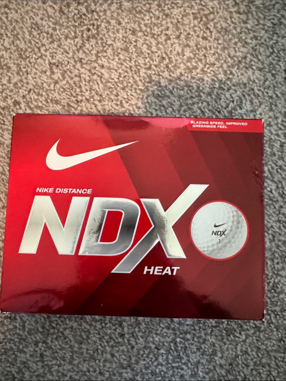 Nike NDX Heat Golf Balls - Red and White Packaging